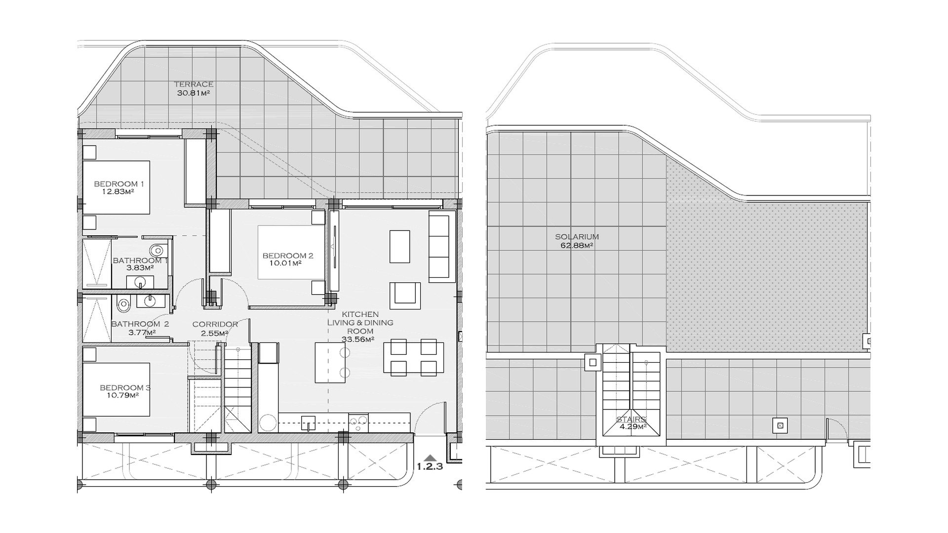 Wohnung in SERENA BREEZE 3, Los Alcazares, Murcia, Spanien 3 Schlafzimmer, 188.25 m2 Nr. 178369