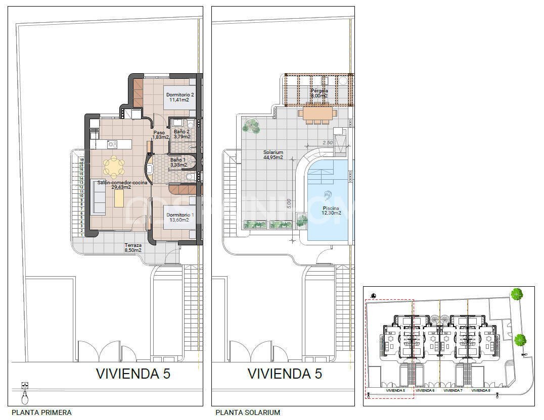 Huoneisto Pilar de la Horadada, Alicante, Espanja 2 makuuhuonetta, 62 m2 No. 178234