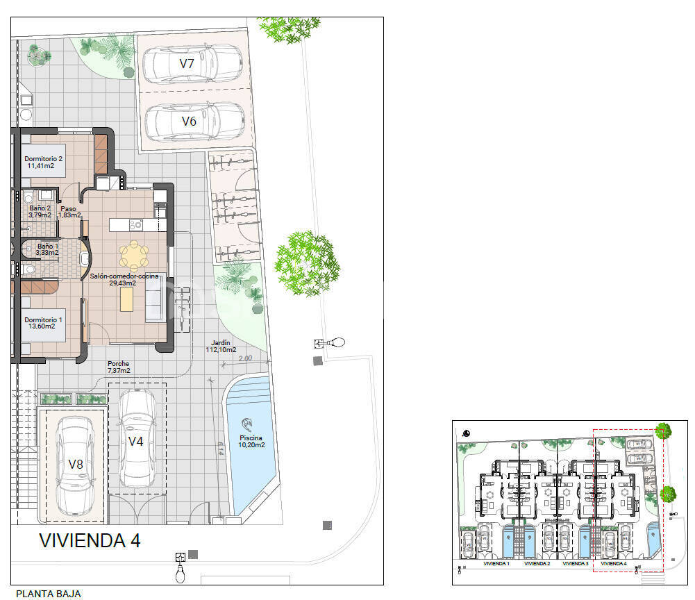 Huoneisto Pilar de la Horadada, Alicante, Espanja 2 makuuhuonetta, 62 m2 No. 178234