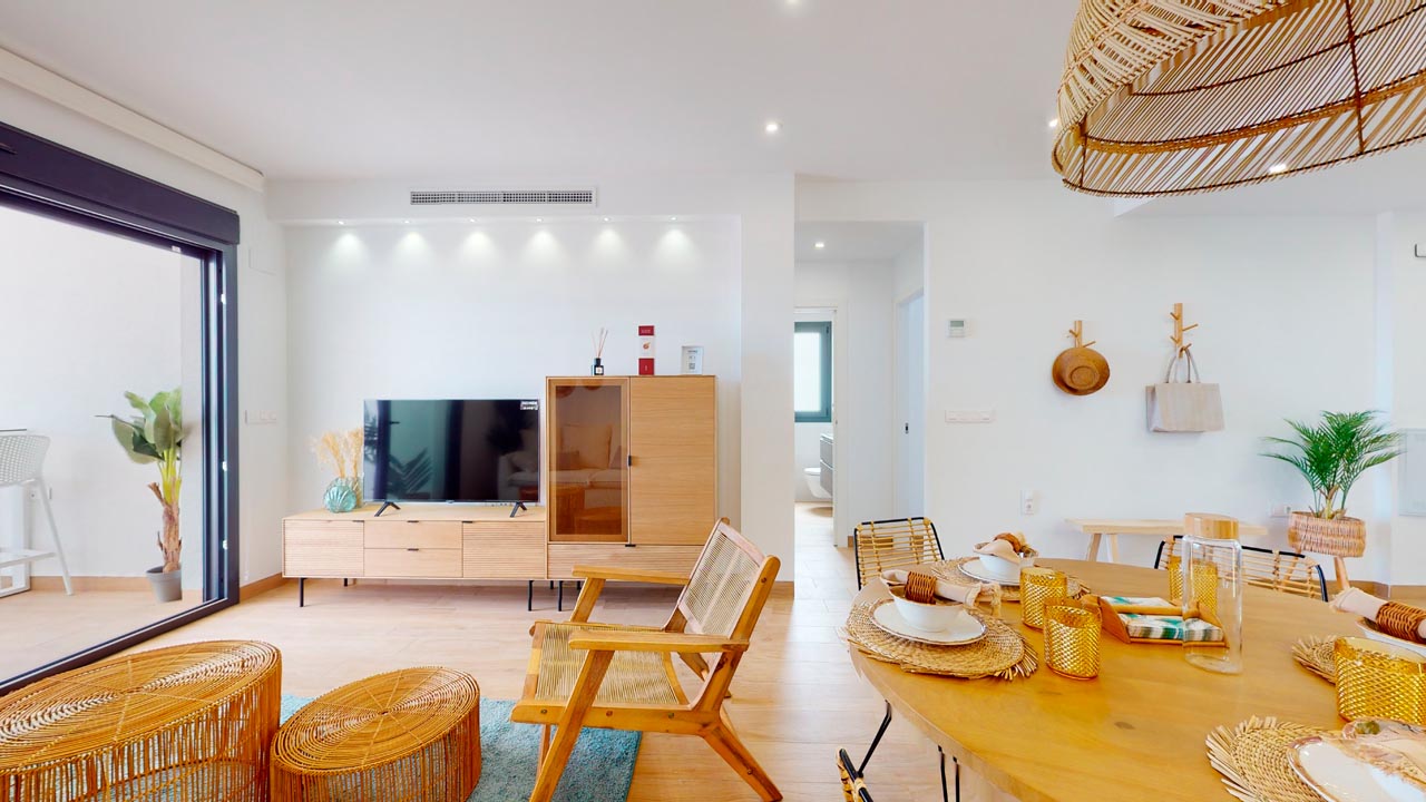 Lägenhet i Nueva Torrevieja, Alicante, Spanien 2 sovrum, 75 kvm. Nr. 101618