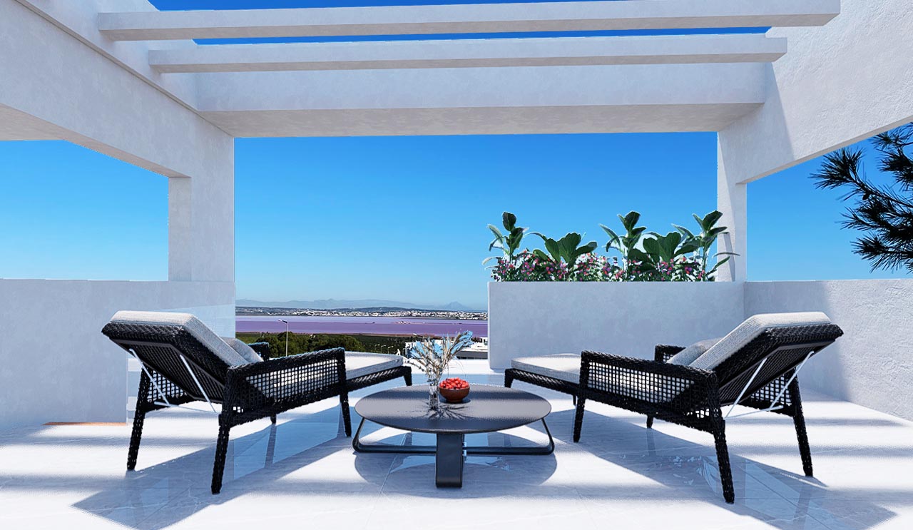 Lägenhet i Nueva Torrevieja, Alicante, Spanien 2 sovrum, 75 kvm. Nr. 101618