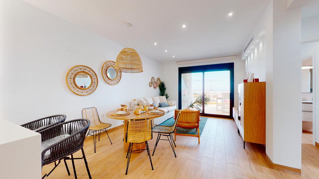 Lägenhet i Nueva Torrevieja, Alicante, Spanien 2 sovrum, 75 kvm. Nr. 101618