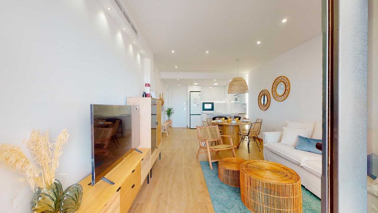 Lägenhet i Nueva Torrevieja, Alicante, Spanien 2 sovrum, 75 kvm. Nr. 101618