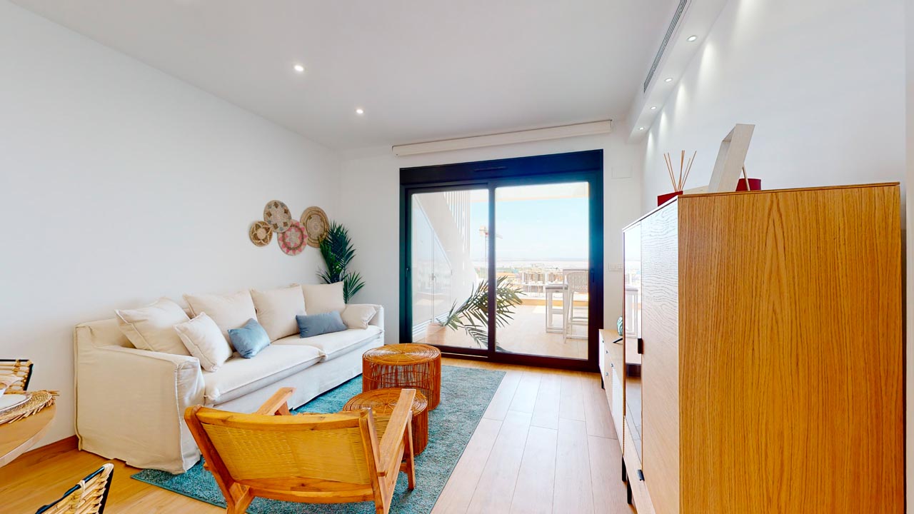 Lägenhet i Nueva Torrevieja, Alicante, Spanien 2 sovrum, 75 kvm. Nr. 101618