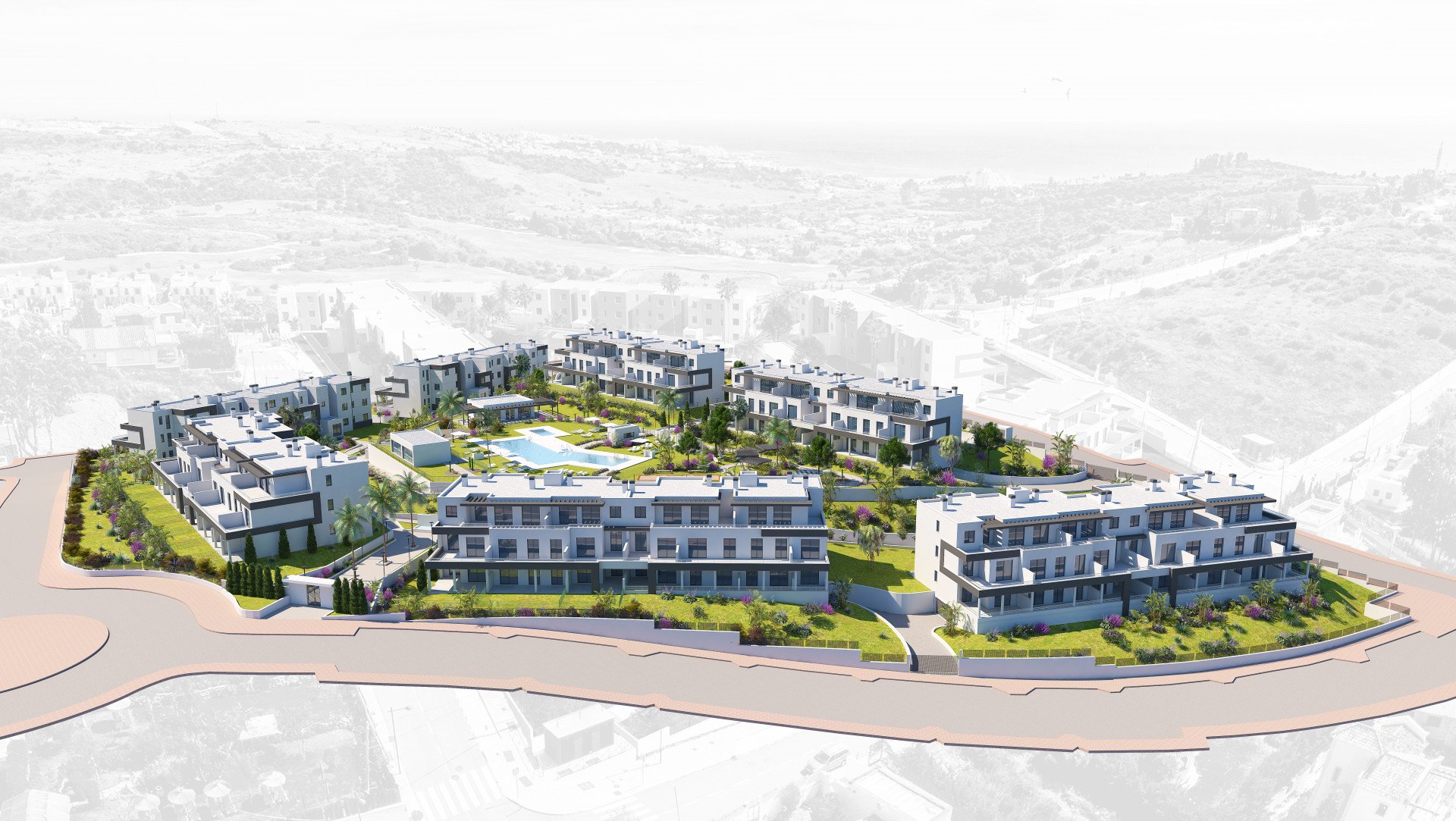 Квартира в Эстепона, Малага, Испания 2 спальни, 94м2 №70790