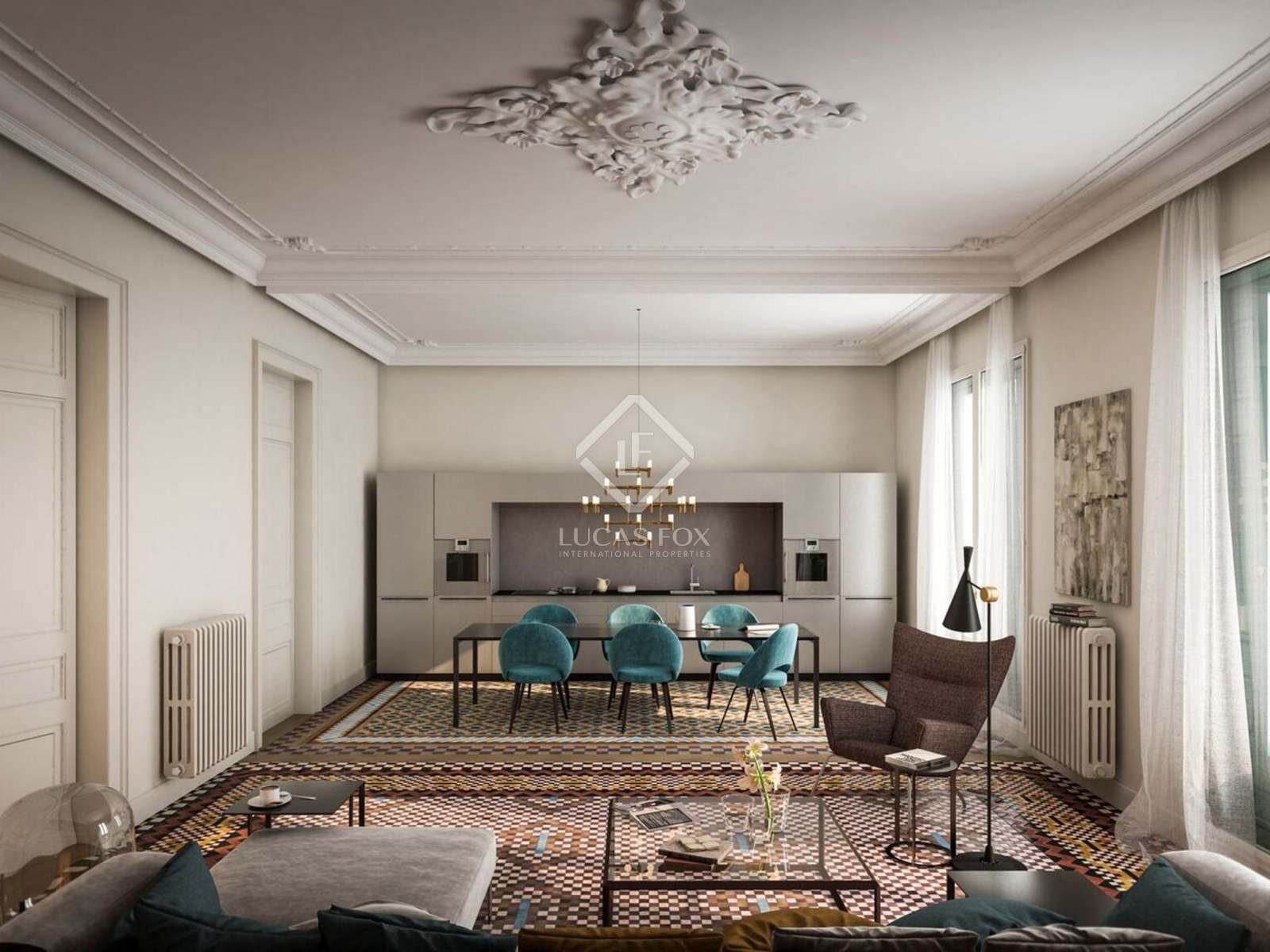 Wohnung in Barcelona, Spanien 2 Schlafzimmer, 127 m2 Nr. 192754