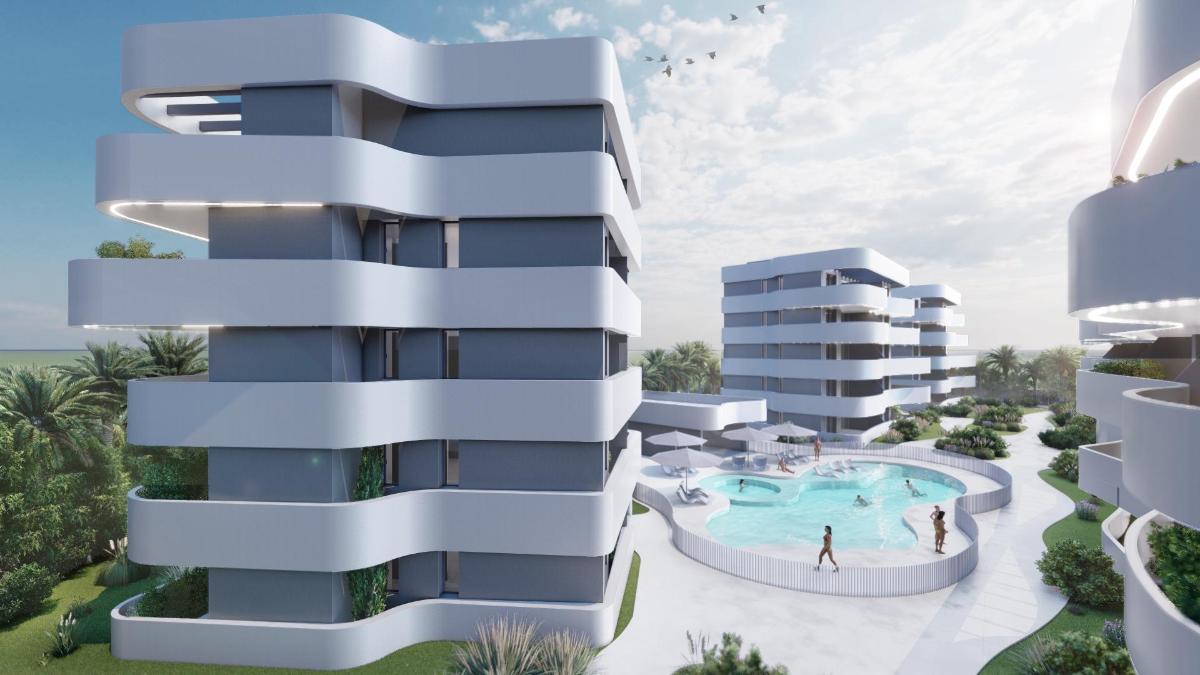 Apartment à Guardamar del Segura, Alicante, Espagne 2 chambres, 80 m2 No. 100033