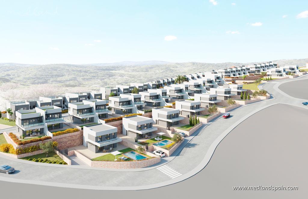 Villa i Finestrat, Alicante, Spanien 4 sovrum, 157 kvm. Nr. 105151