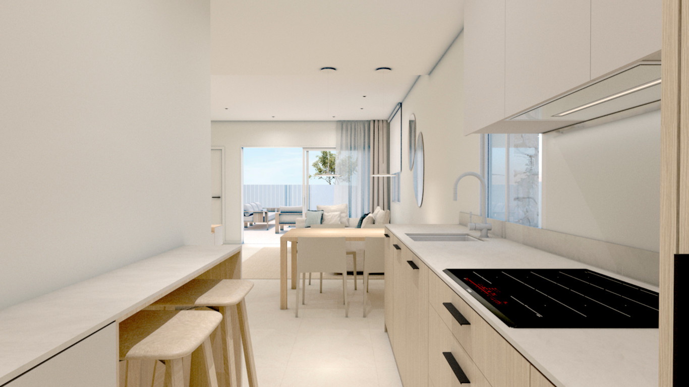 Radhus i Porto Marina 4, Torre de la Horadada, Alicante, Spanien 3 sovrum, 234 kvm. Nr. 166823