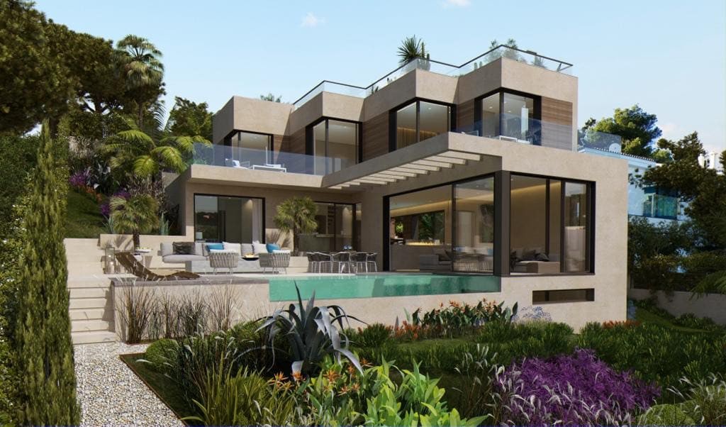 Huvila Costa D'en Blanes, Mallorca, Espanja 4 makuuhuonetta, 444 m2 No. 147859