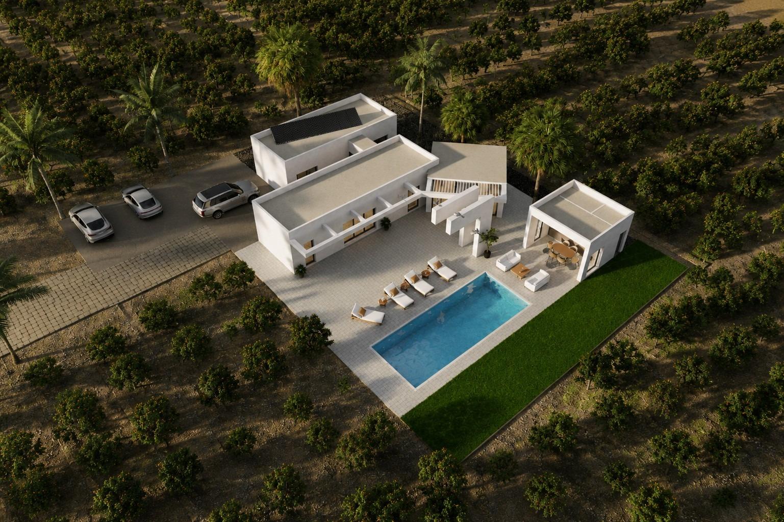 Villa in Benejuzar, Alicante, Spanien 4 Schlafzimmer, 182 m2 Nr. 181355