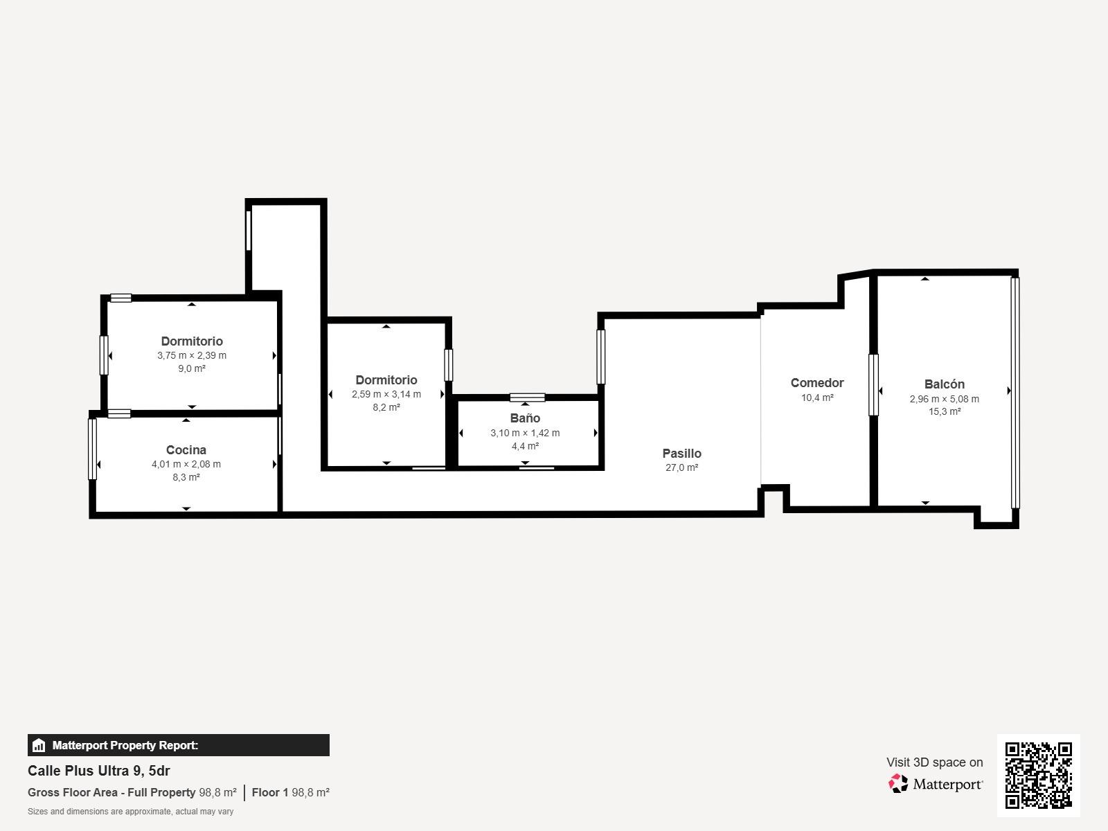 Appartamento a Alicante, Spagna 1 camera da letto, 85 mq. N° 183079