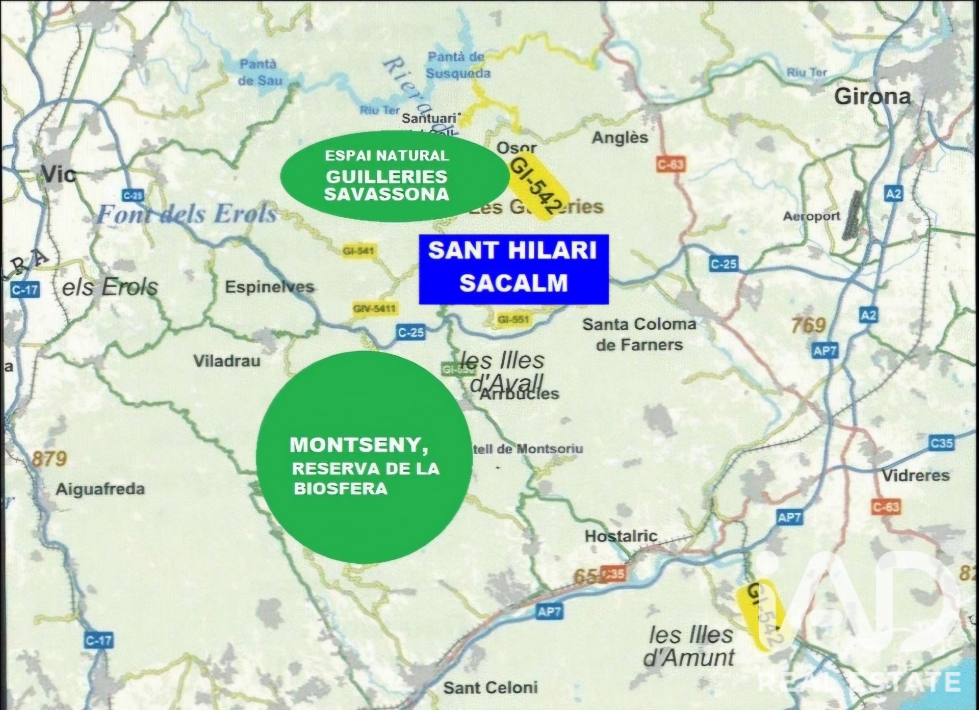 Liikekiinteistö Sant Hilari Sacalm, Girona, Espanja 1288 m2 No. 192232