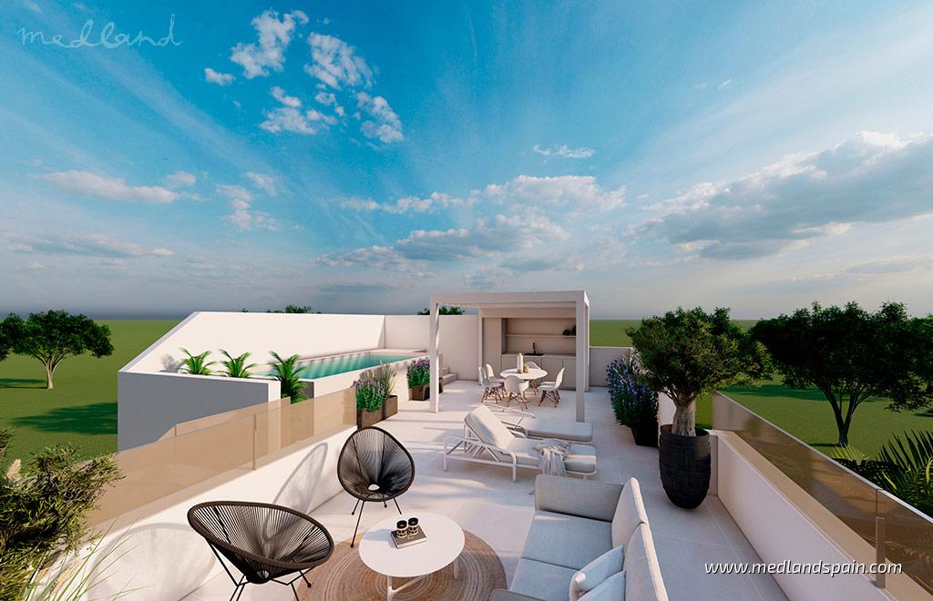 Huoneisto Pilar de la Horadada, Alicante, Espanja 2 makuuhuonetta, 88 m2 No. 149374