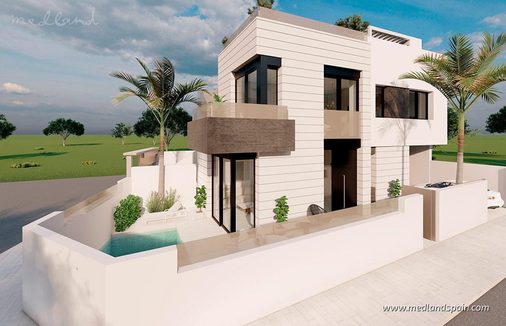 Huoneisto Pilar de la Horadada, Alicante, Espanja 2 makuuhuonetta, 90 m2 No. 149373