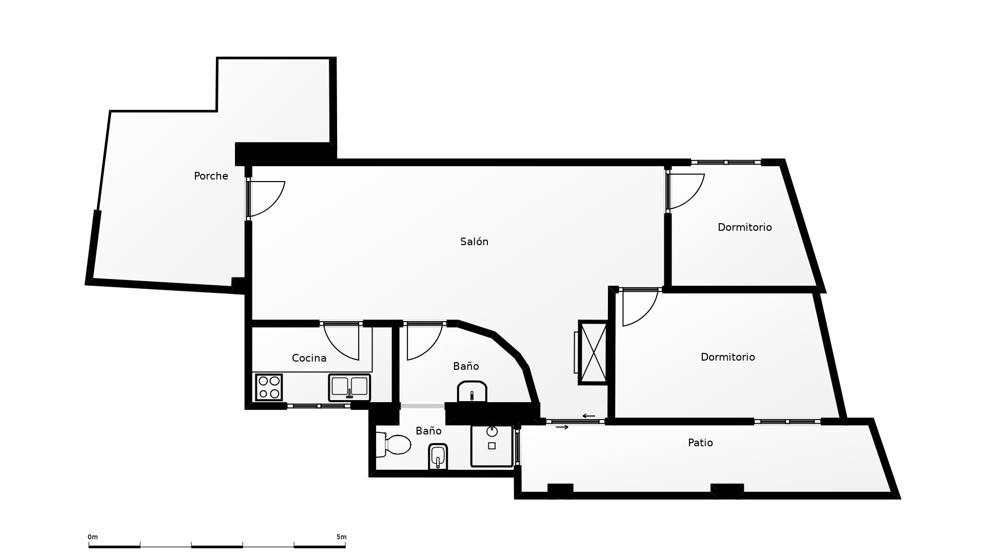 Dzīvoklis Palleja, Barcelona, Spānijā 1 istaba, 74 m2 Nr. 191482