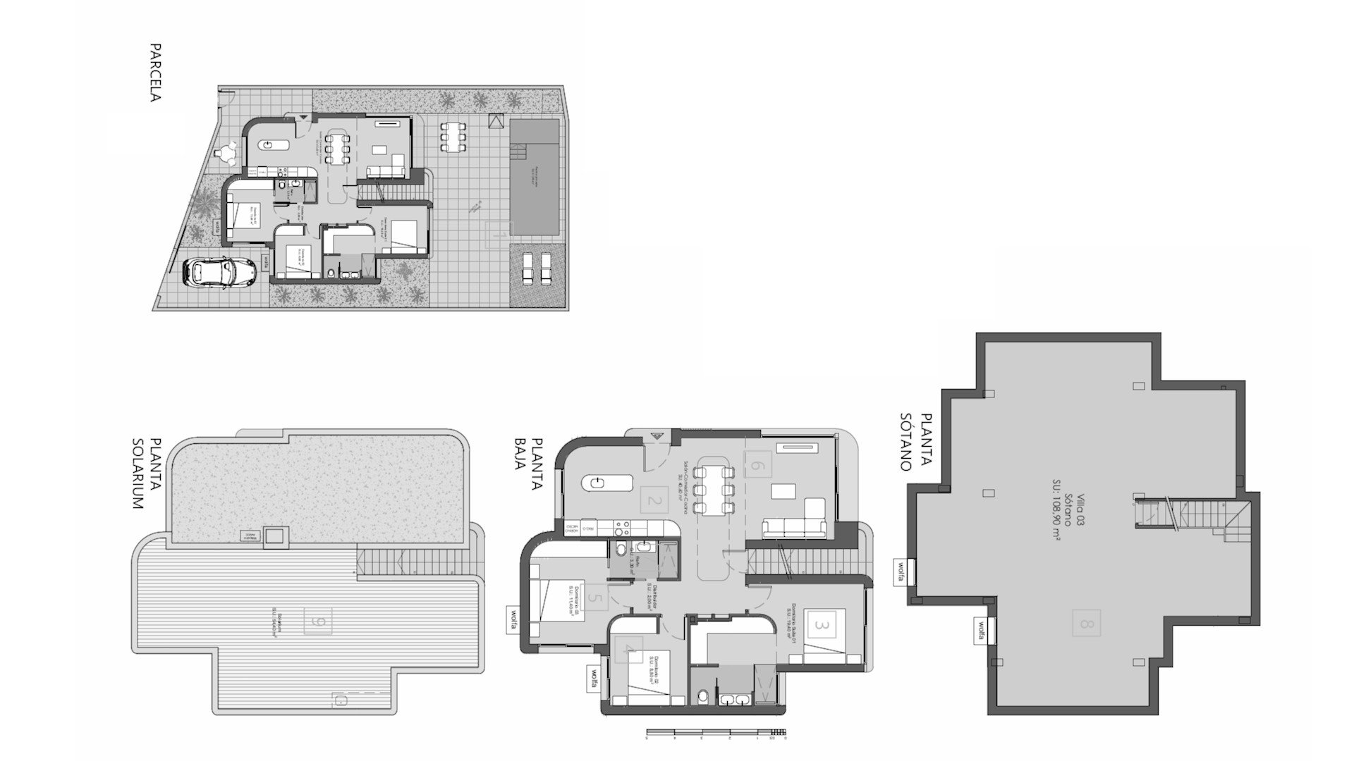 Villa in Golden Green Villas, Los Alcazares, Murcia, Spain 3 bedrooms, 233 sq.m. No. 156183