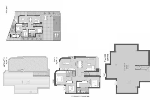 Layout 3 bedrooms, 233 sq.m. in Golden Green Villas in Los Alcázares, Murcia, Spain No. 156180