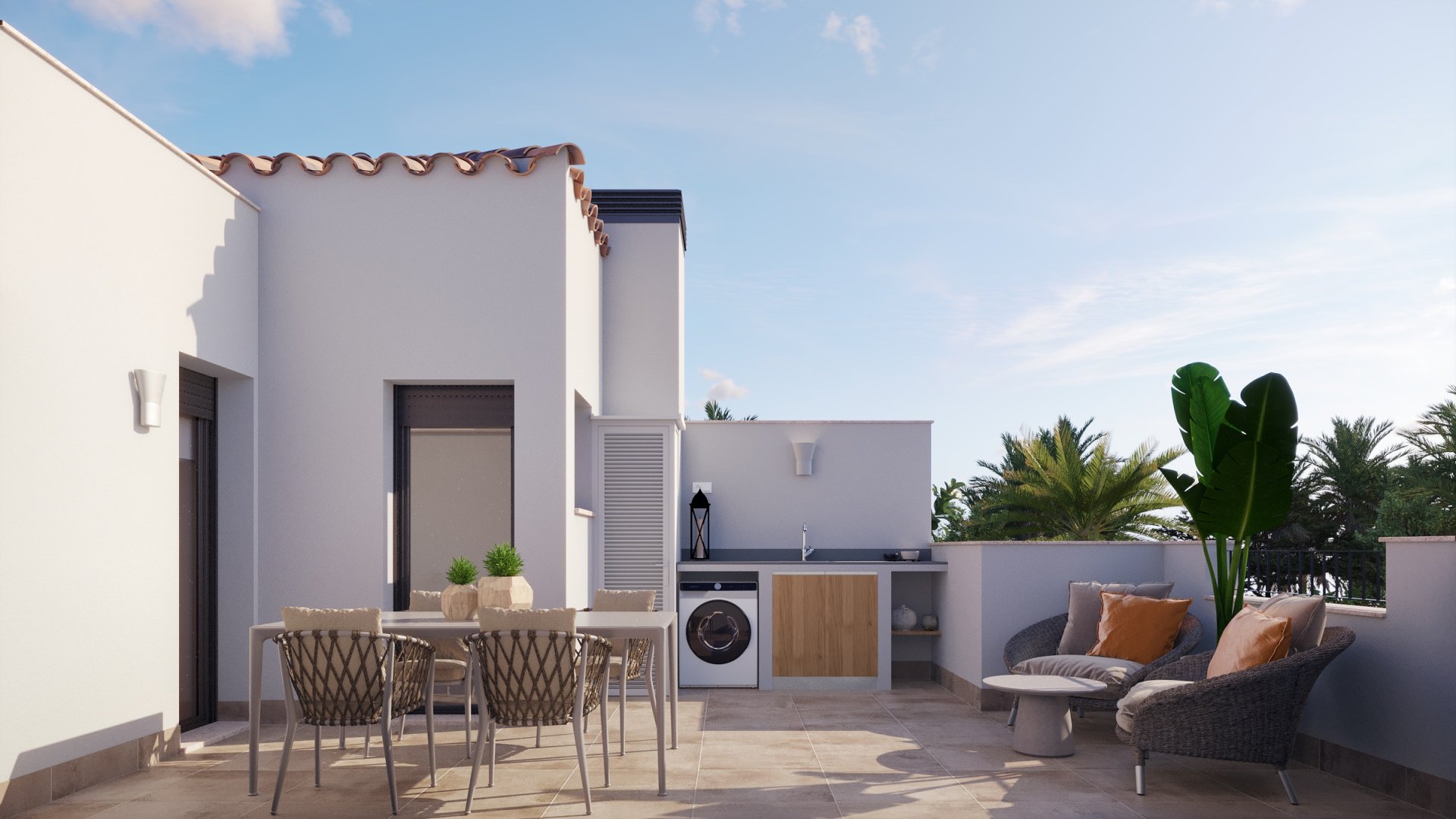 Tvåvåningslägenhet i Torre-Pacheco, Murcia, Spanien 3 sovrum, 82 kvm. Nr. 180244