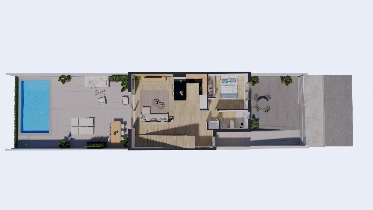 Paritalo Los Alcazares, Murcia, Espanja 3 makuuhuonetta, 135 m2 No. 143255
