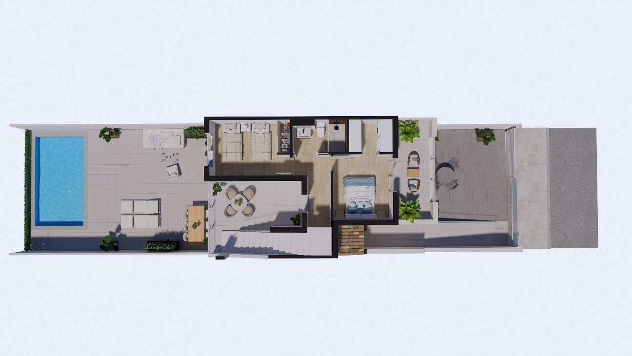 Paritalo Los Alcazares, Murcia, Espanja 3 makuuhuonetta, 135 m2 No. 143255