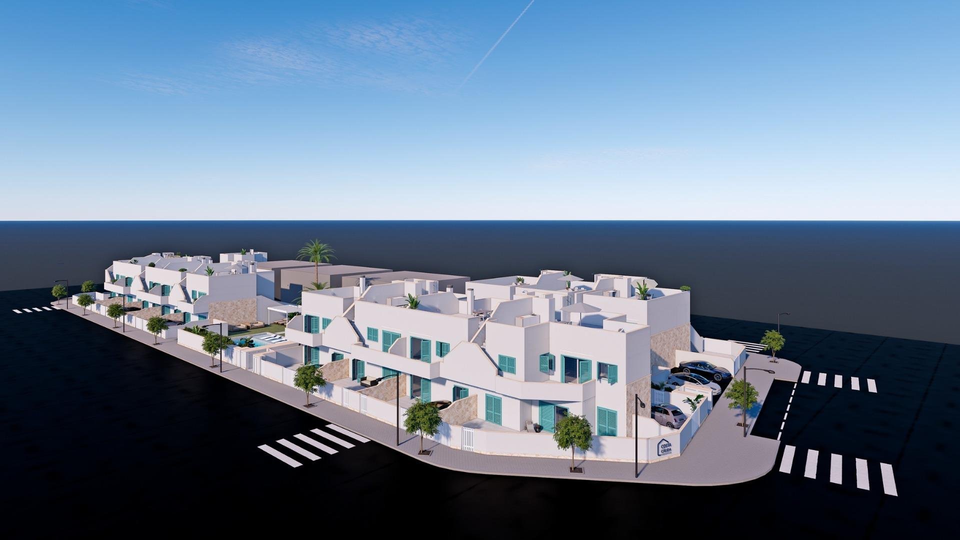 Bungalow à Pilar de la Horadada, Alicante, Espagne 3 chambres, 82 m2 No. 193119