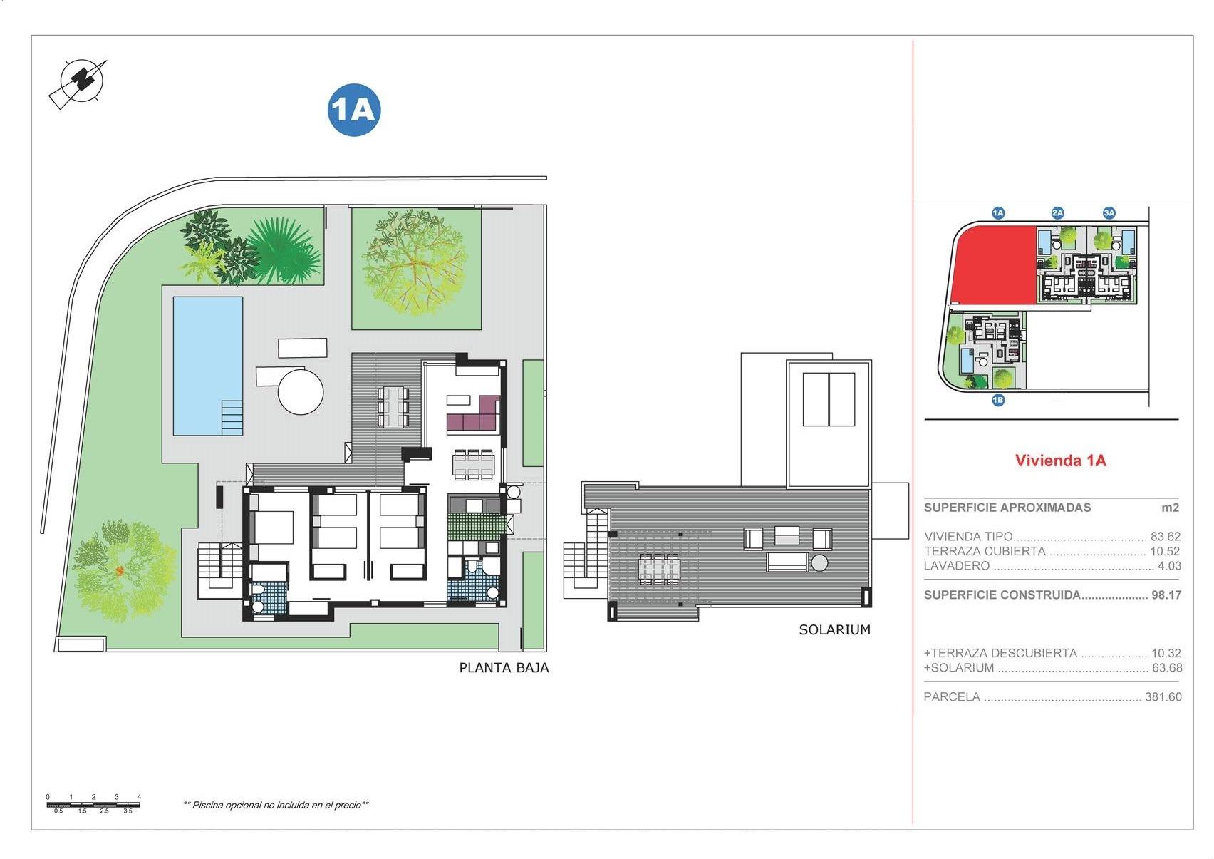 Villa Els Poblets, Alicante, Spānijā 3 istabas, 98 m2 Nr. 138855