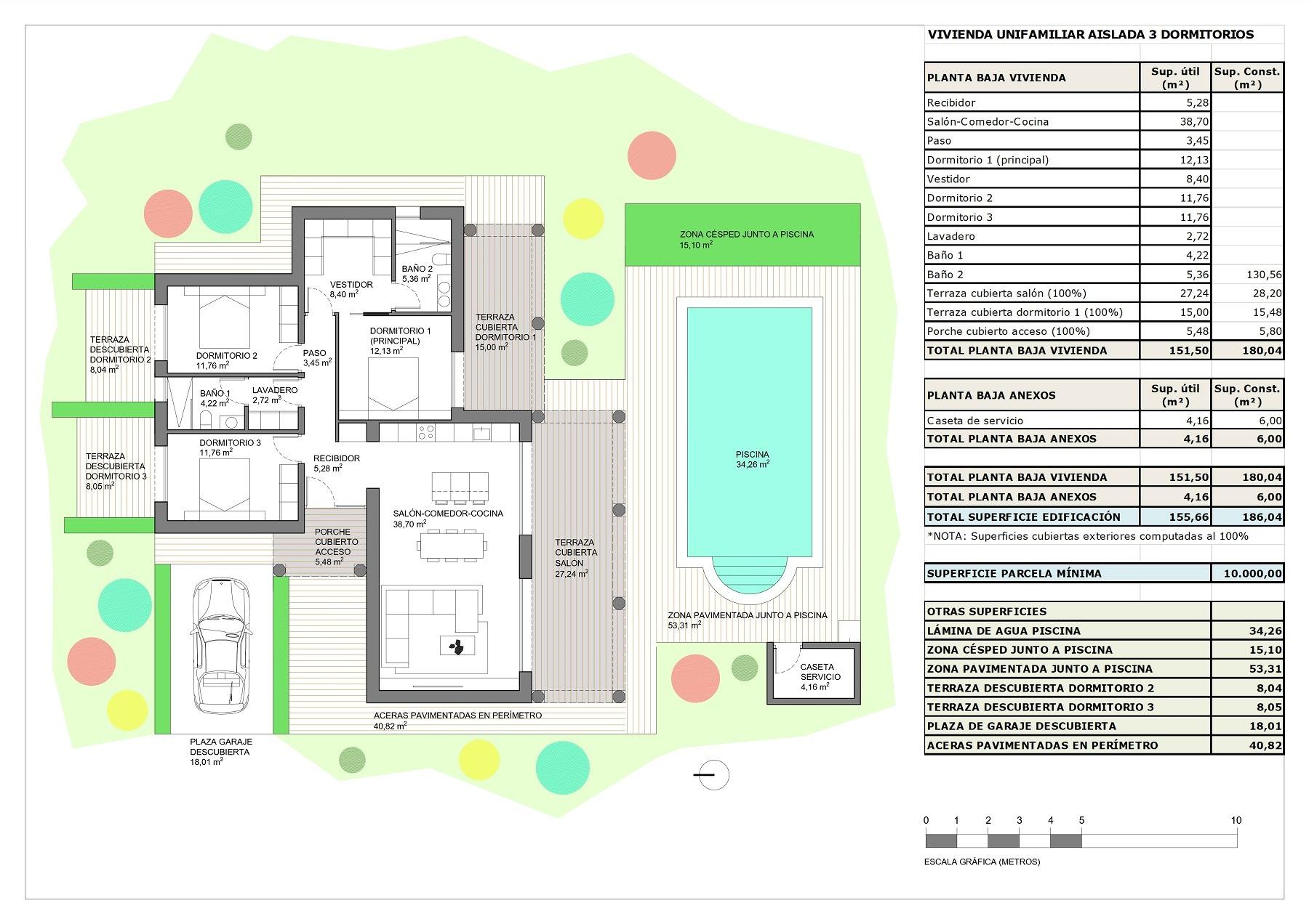 Huvila Pinoso, Alicante, Espanja 3 makuuhuonetta, 186 m2 No. 138857