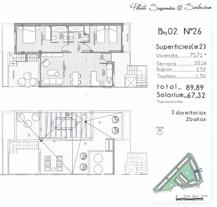 Bungalo Guardamar del Segura, Alicante, Spānijā 2 istabas, 77 m2 Nr. 189828