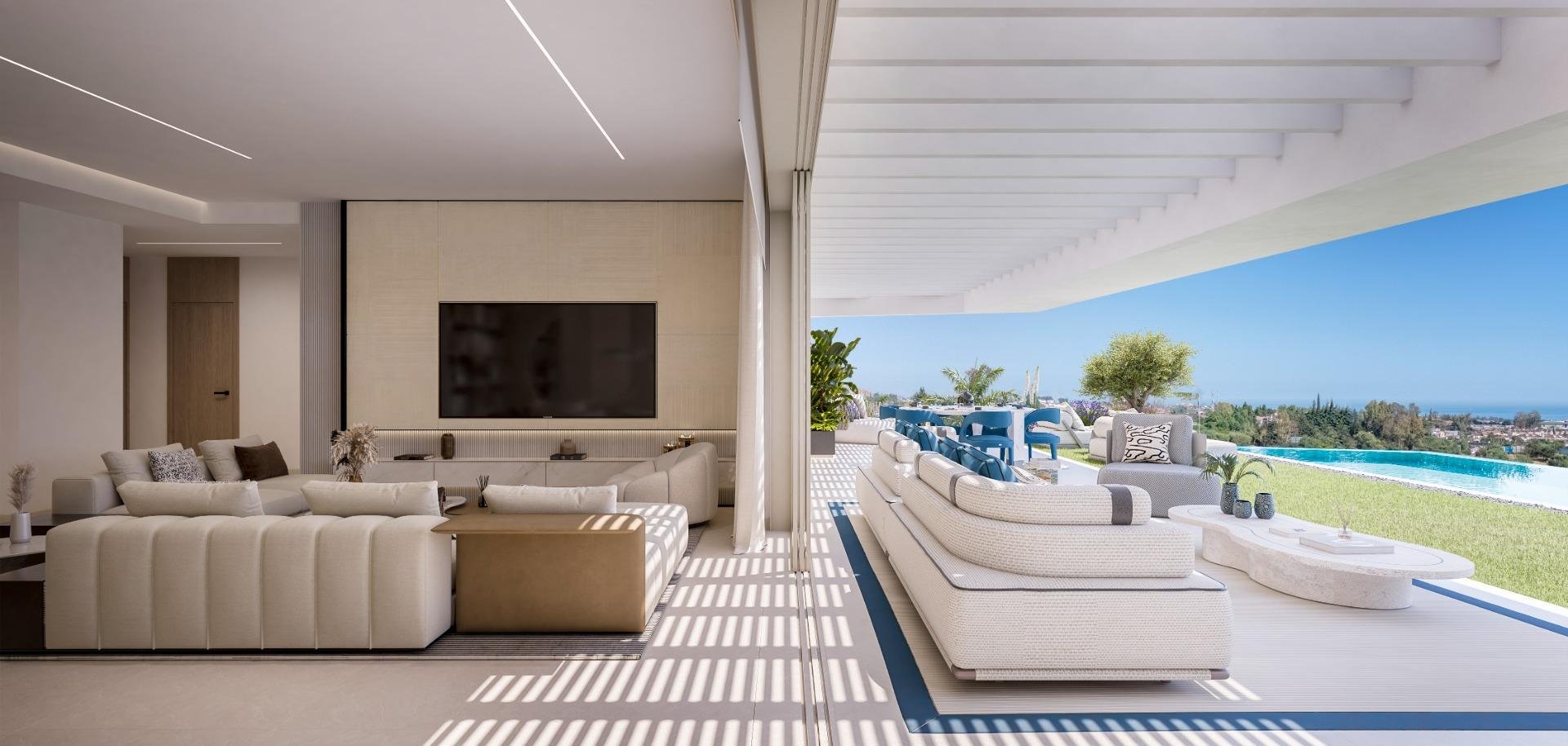 Takvåning i Benahavis, Malaga, Spanien 2 sovrum, 104 kvm. Nr. 169748