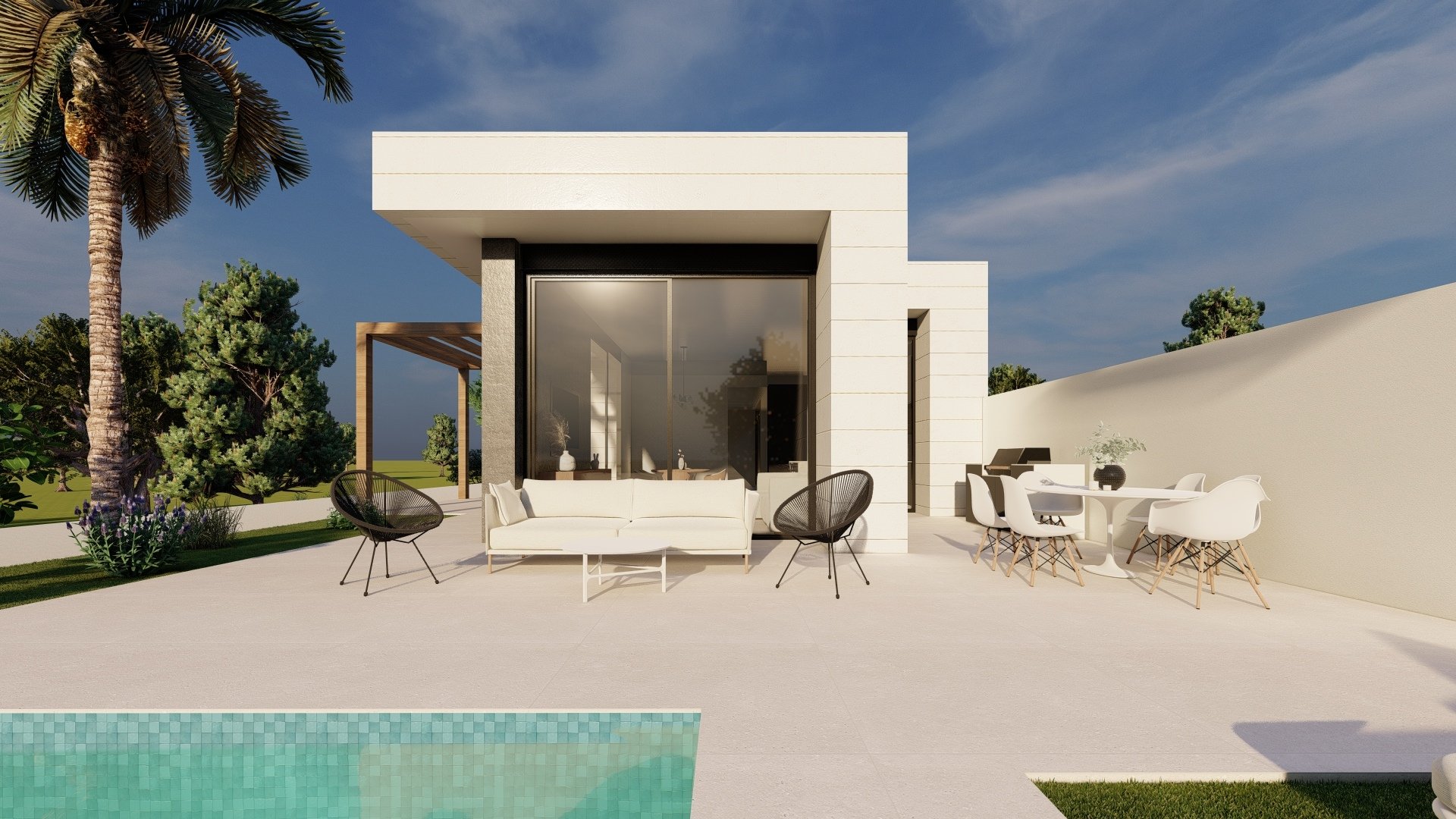 Villa a Pilar de la Horadada, Alicante, Spagna 3 camere da letto, 257 mq. N° 196274