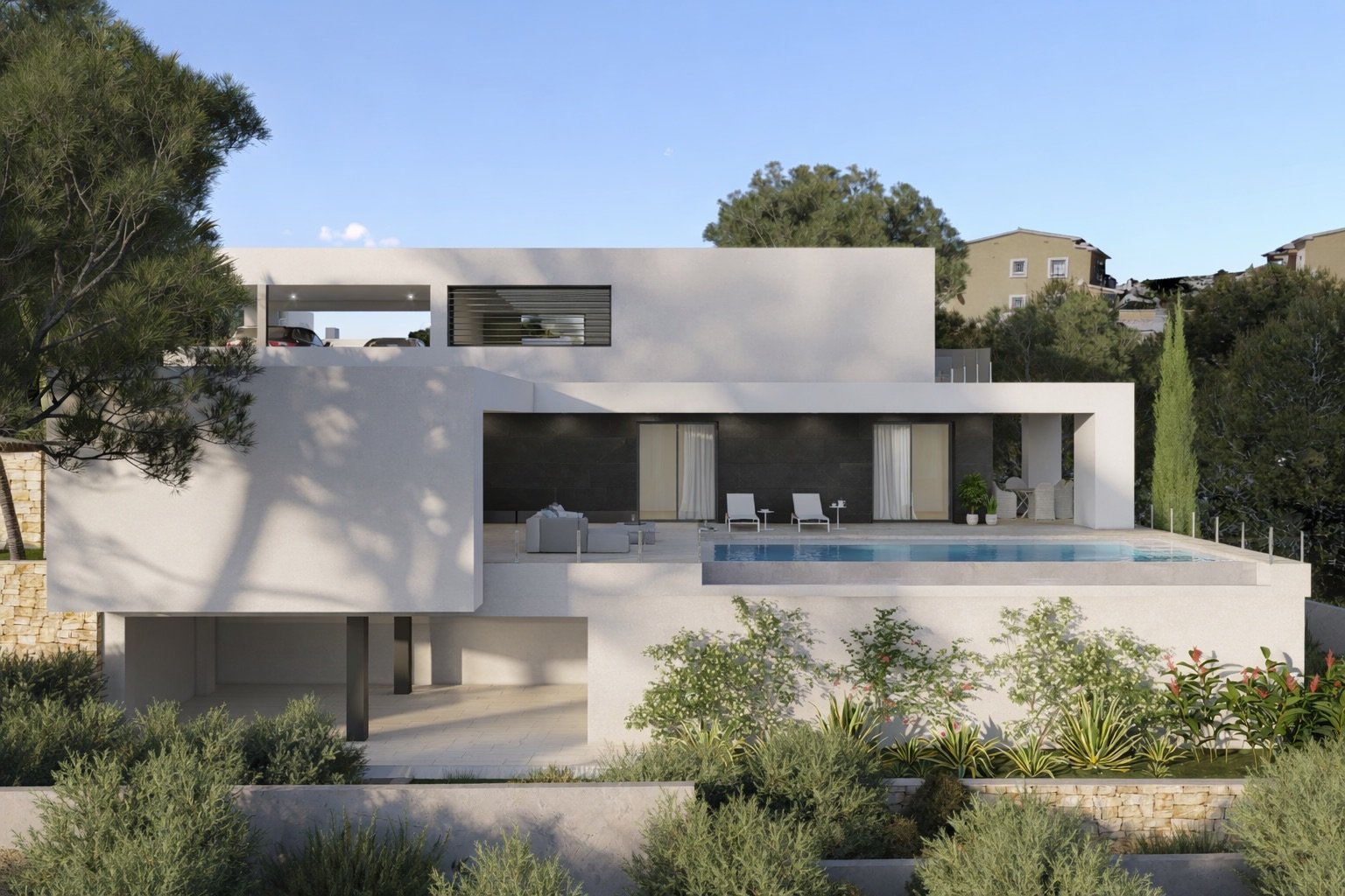 Villa i Benitachell, Alicante, Spanien 3 sovrum, 515 kvm. Nr. 163848