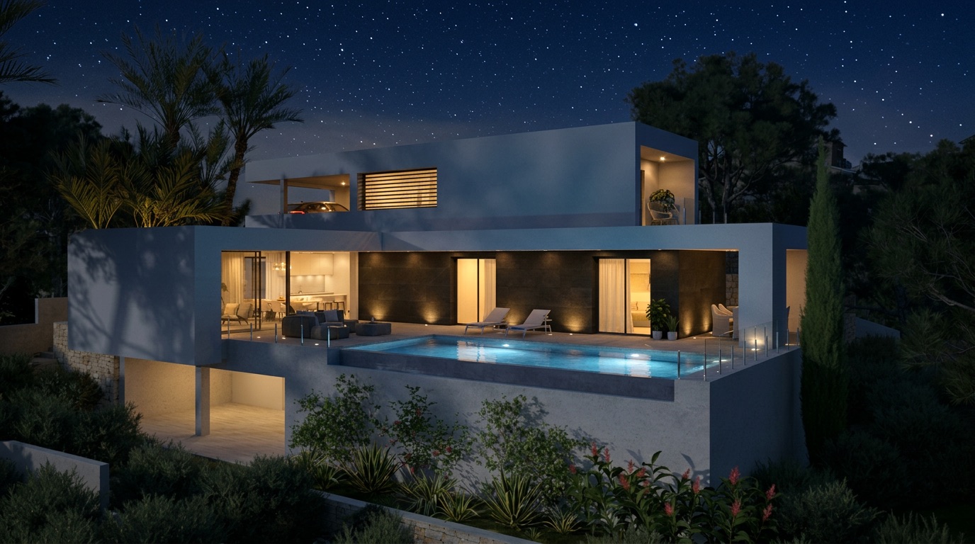 Villa i Benitachell, Alicante, Spanien 3 sovrum, 515 kvm. Nr. 163848