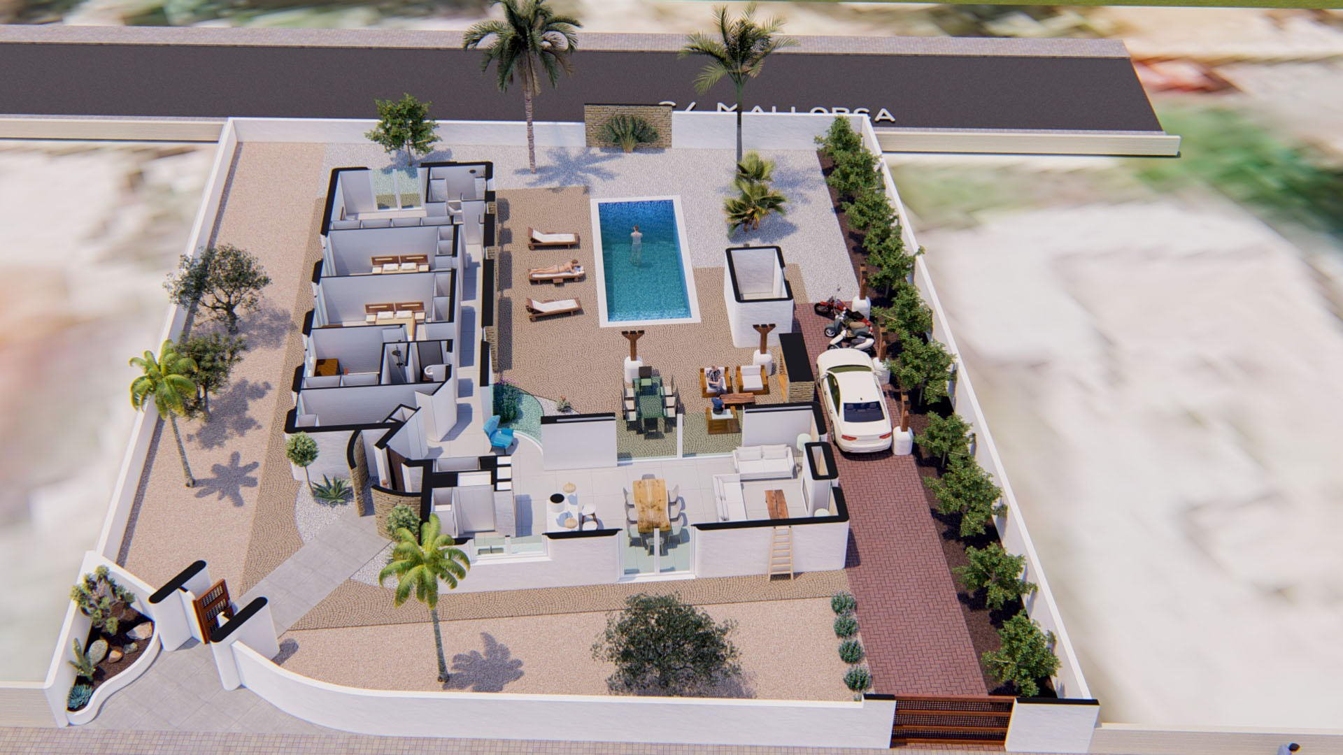 Villa in Albir, Alicante, Spain 3 bedrooms, 169 sq.m. No. 133834