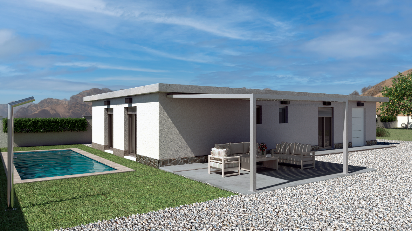 Villa i Los Alcazares, Murcia, Spanien 3 sovrum, 122 kvm. Nr. 79114