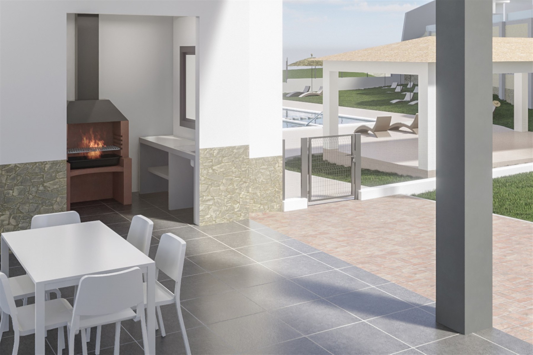 Bungalow i Orihuela, Alicante, Spanien 3 sovrum, 78 kvm. Nr. 112265