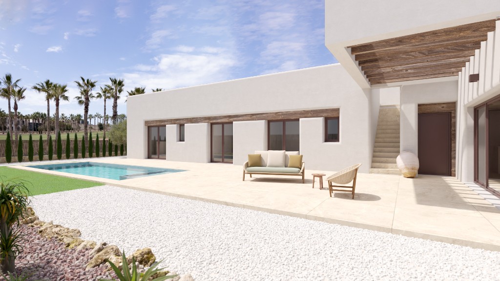 Villa à Algorfa, Alicante, Espagne 3 chambres, 128 m2 No. 145132