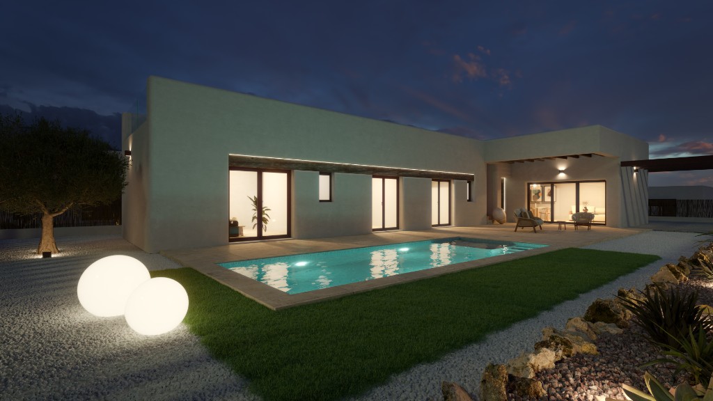 Villa à Algorfa, Alicante, Espagne 3 chambres, 128 m2 No. 145132