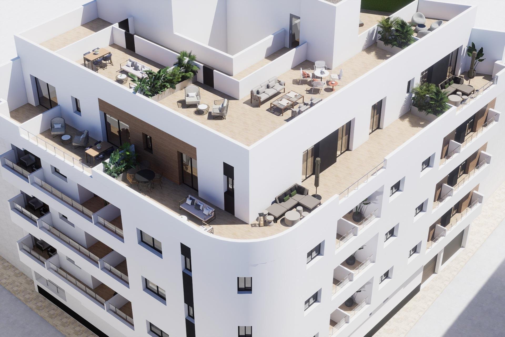Wohnung in Torrevieja, Alicante, Spanien 1 Schlafzimmer, 42 m2 Nr. 193876