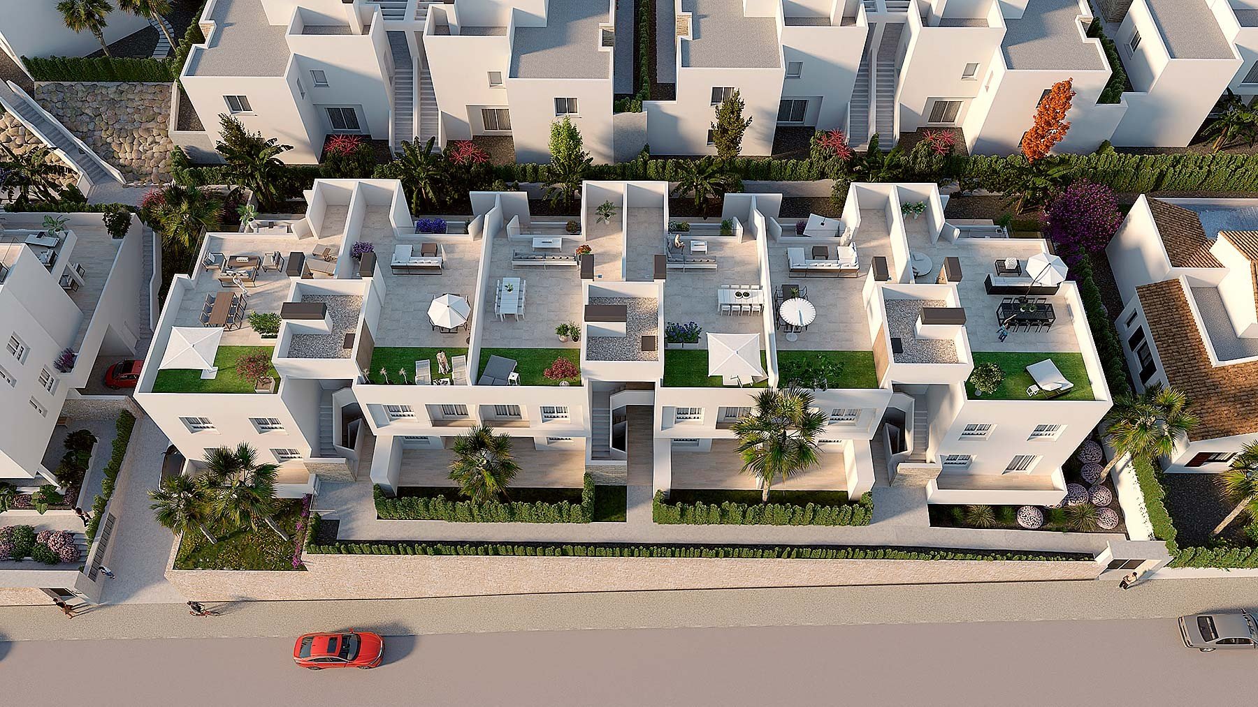Bungalow i Alicante, Spanien 2 sovrum, 75 kvm. Nr. 144615