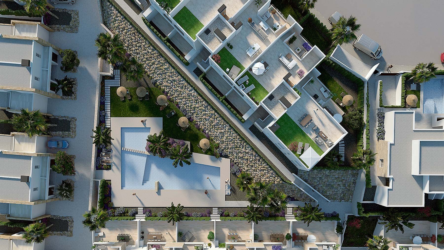 Bungalow i Alicante, Spanien 2 sovrum, 75 kvm. Nr. 144615