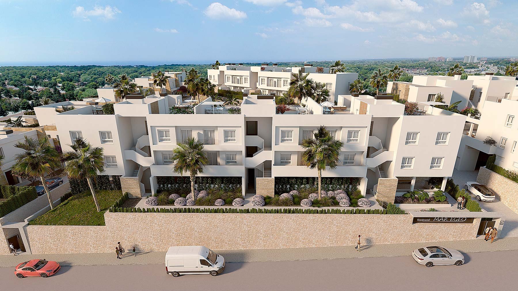 Bungalow i Alicante, Spanien 2 sovrum, 75 kvm. Nr. 144615