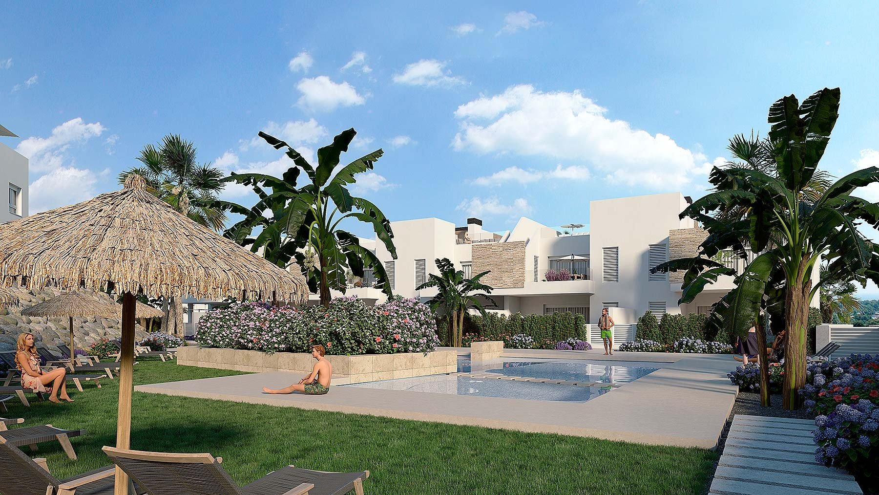Bungalow i Alicante, Spanien 2 sovrum, 75 kvm. Nr. 144615
