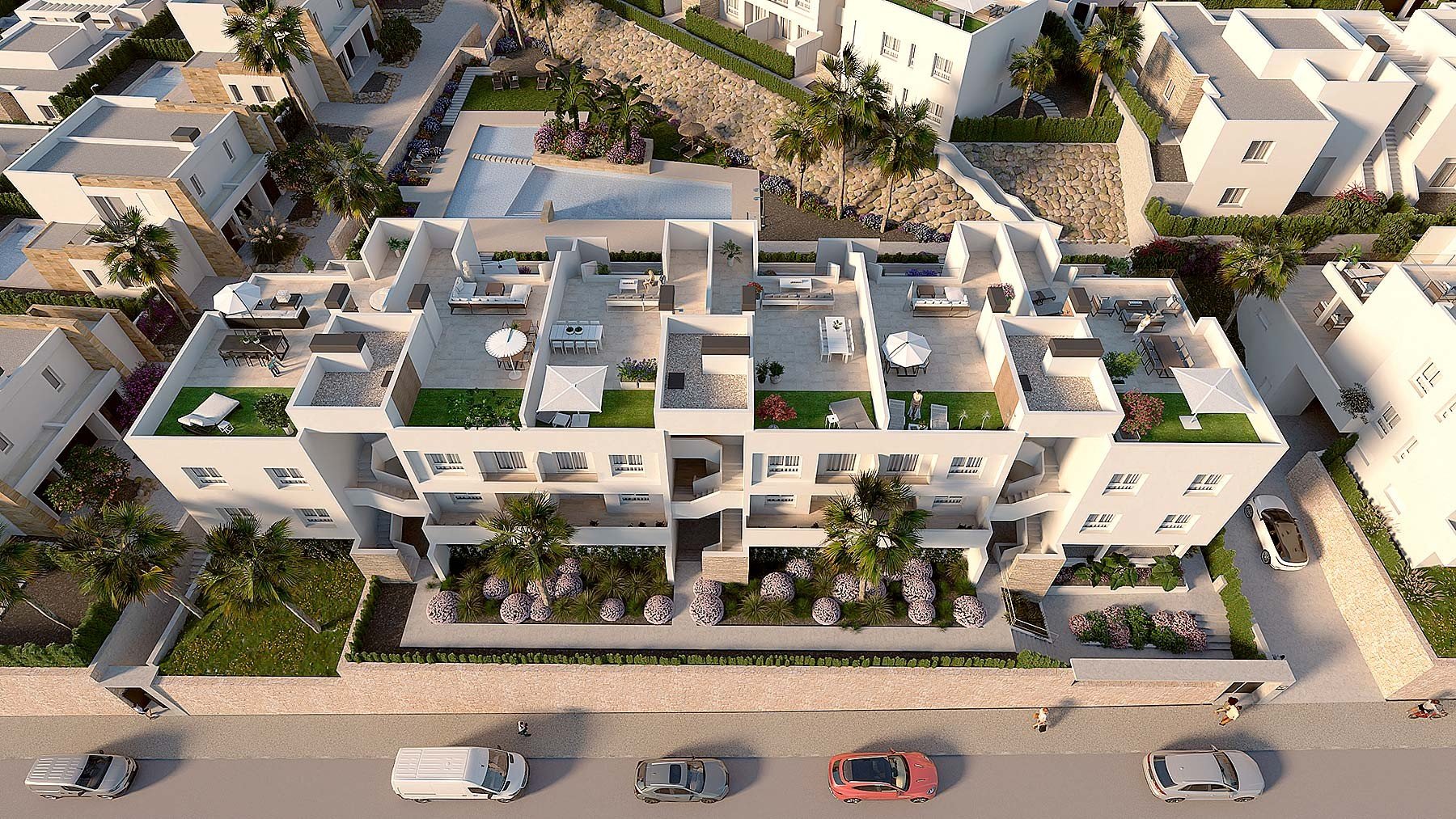 Bungalow i Alicante, Spanien 2 sovrum, 75 kvm. Nr. 144615