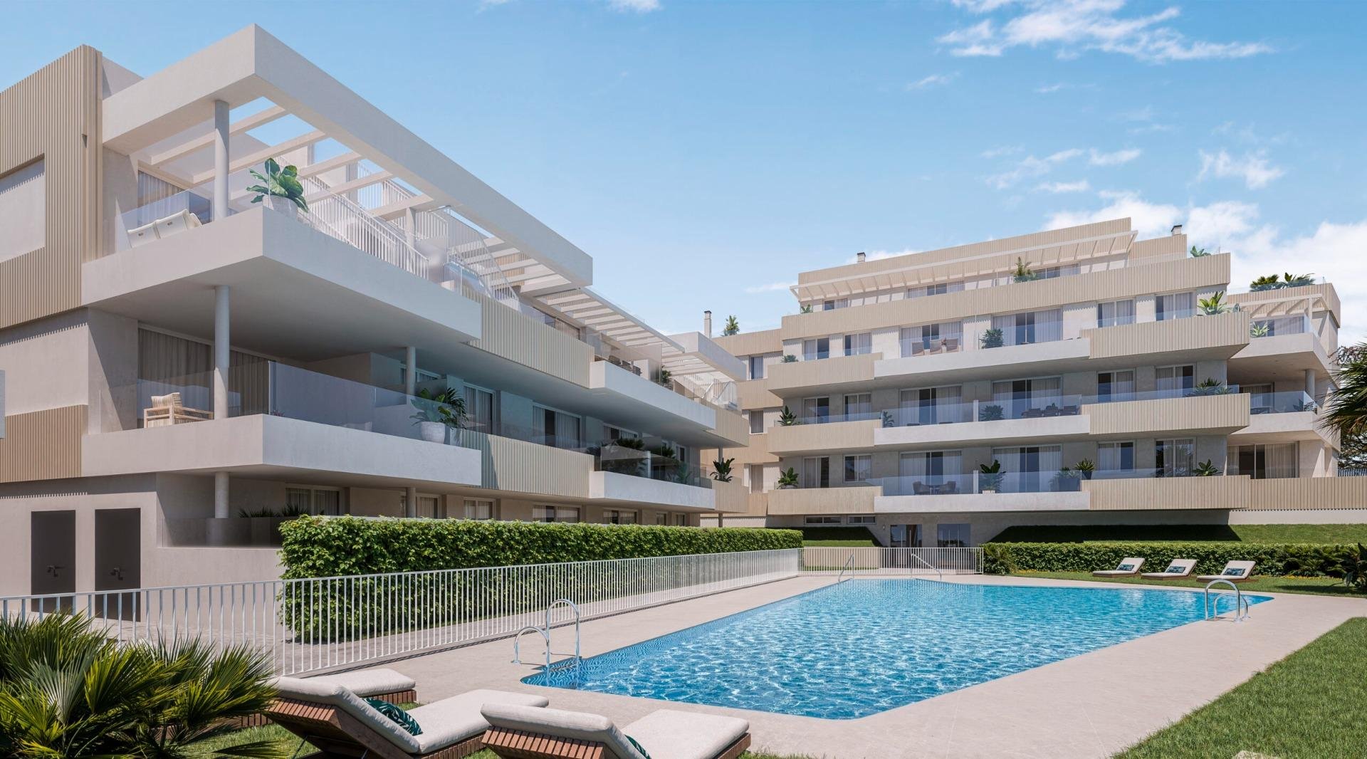 Takvåning i Estepona, Malaga, Spanien 1 sovrum, 72 kvm. Nr. 193869