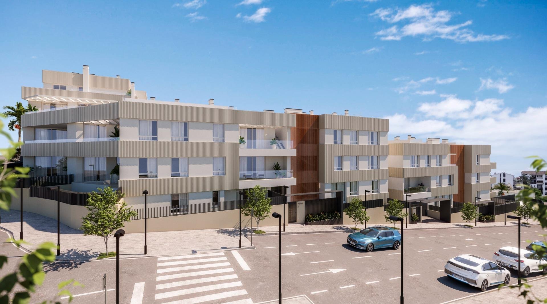 Takvåning i Estepona, Malaga, Spanien 1 sovrum, 72 kvm. Nr. 193869