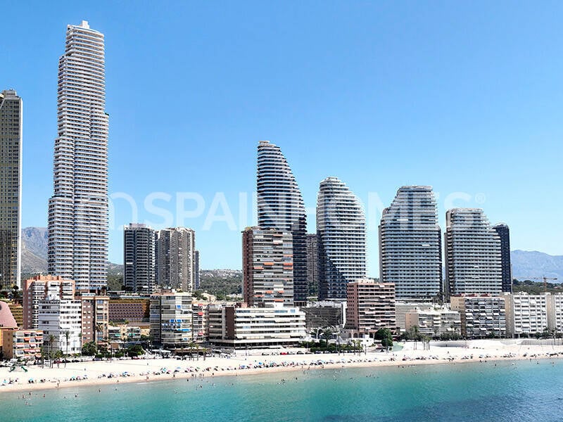 Квартира в Бенидорм, Аликанте, Испания 2 спальни, 87м2 №138641
