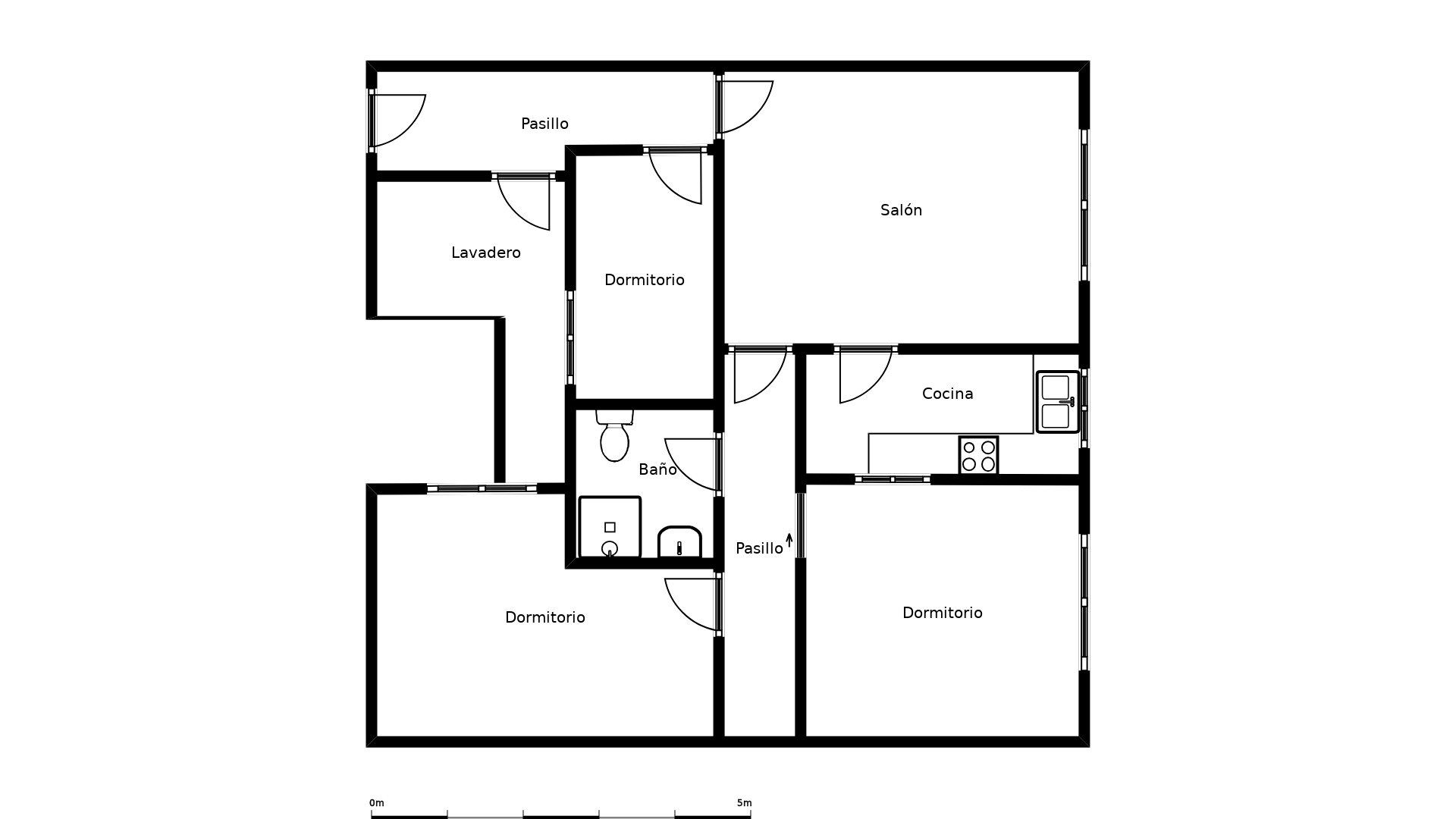 Apartamento en Terrassa, Barcelona, España 3 dormitorios, 82 m2 No. 191324