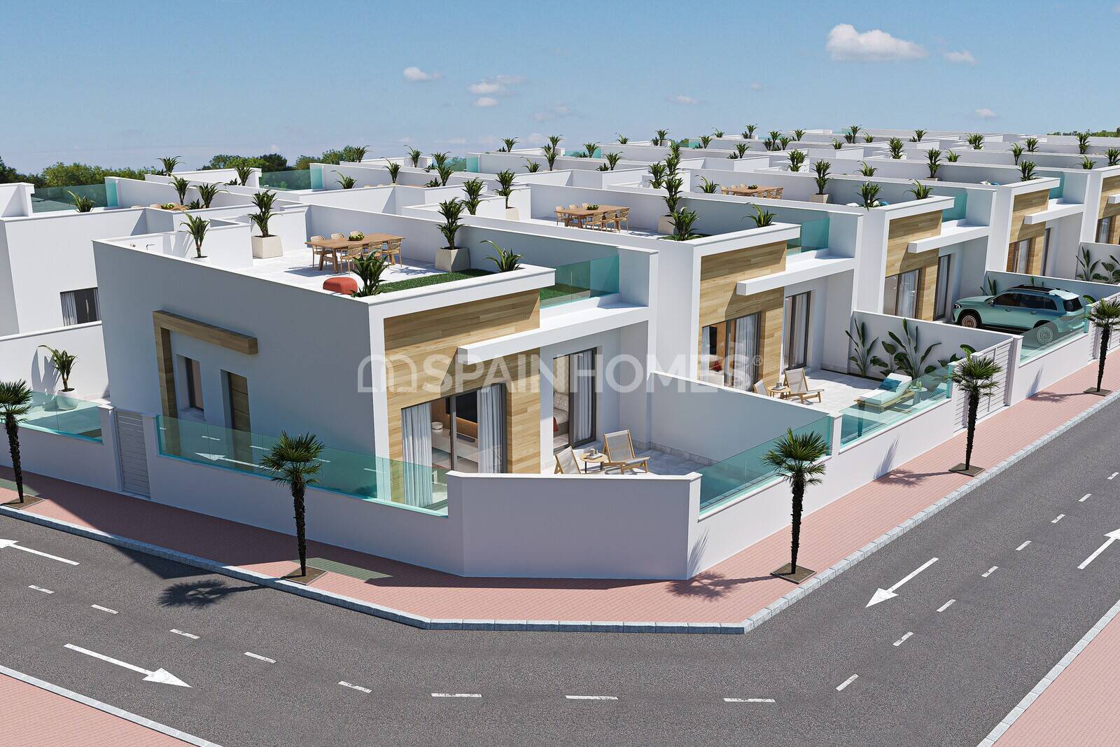 Villa i Torre-Pacheco, Murcia, Spanien 3 sovrum, 88 kvm. Nr. 154375