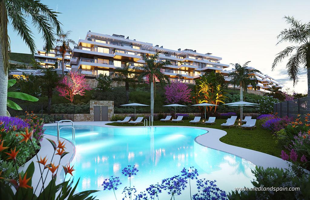 Apartament w Mijas Costa, Malaga, Hiszpania 2 sypialnie, 86 mkw. nr 66683